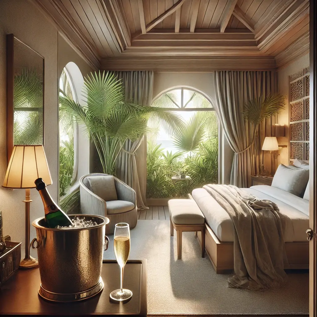 Vanessa (28) Mustique – Whispering Palms Villa, Gästezimmer mit Fenster